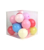 Cutie decorativa pentru baloane, transparent, 30x30x30 cm