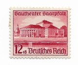Germania - Teatrul Saarpfalz, 1938 - 12+8 Pfg, neobliterat