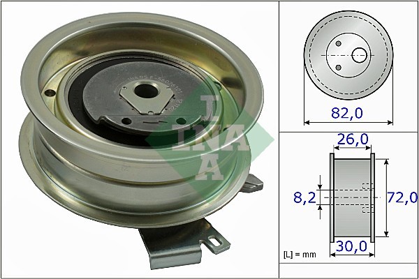 INA 531 0203 20 rola intinzator,curea distributie
