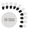 Bec Auto 3157 12V 21/5W Carguard, Alb, Set 10 Bucati, W3x16d