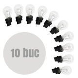 Bec Auto 3157 12V 21/5W Carguard, Alb, Set 10 Bucati, W3x16d
