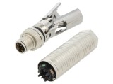 Mufă M12 8 pini tată pe cablu IDC IP67 drept