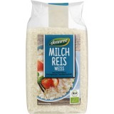 Orez alb pentru lapte bio Dennree, 500g - ideal pentru deserturi si budinci