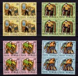 Cumpara ieftin ✅ RO 1970 LP 718 " C.M. de Hochei pe Gheata " , serie in bloc de 4 , MNH