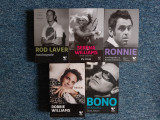 5 biografii Victoria Books (Serena, Rod Laver, Robbie Williams, Ronnie, Bono)