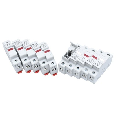 Suport Siguranta Fuzibila 10x38mm DC 1000V Sistem Fotovoltaic - 10bucset foto