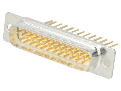 D-Sub 25-Pin Soclu Tată PCB &amp;icirc;n Unghi foto