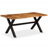 Gossi masa sufragerie lemn masiv de salcam si mango 180x90x76 cm
