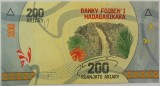 BANCNOTA EXOTICA 200 ARIARY - MADAGASCAR, anul ND *cod 631 B = UNC