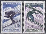 Franta 1962 - Campionatele Mondiale de schi, Chamonix, MNH