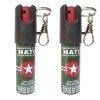 Set doua sprayuri paralizante NATO cu propulsie 20 ml de tip breloc