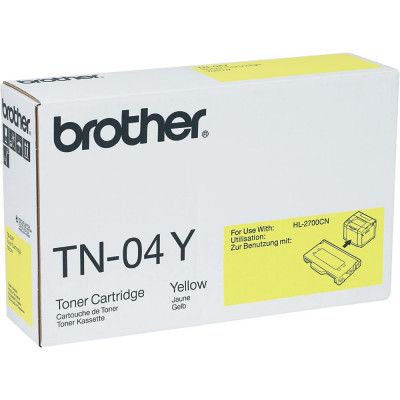 Cartus imprimanta Brother TN04Y pentru 6600 pagini, culoare galbena, compatibil cu imprimanta HL-2700CN foto