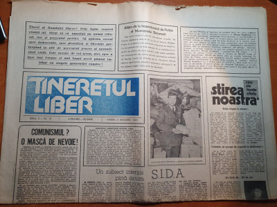 ziarul tineretul liber 5 ianuarie 1990 - articole despre revolutia romana foto