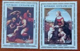 REP-CENTRAFRICAN-1982-''Craciun-SET 2val.Picturi celebre-MNH-Nestampilate -Vezi-Scan