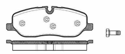 Placute frana Land Rover Discovery 3 (La, Taa), Discovery 4 (La), Range Rover 3 (Lm), Range Rover Sport (Ls) SRLine parte montare : Punte fata foto