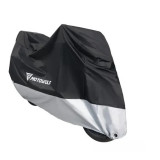 Husa motocicleta MotoWolf 210d, marime 295x110x140, impermeabila, protectie soare, vant, ploaie, interior soft, XXXXL