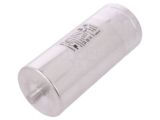 Condensator cu Polipropilenă 66,3uF 60x137mm