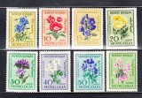 M2 TS3 6 - Timbre foarte vechi - Mongolia - flori, Flora, Nestampilat