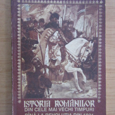 Istoria romanilor din cele mai vechi timpuri pana la revolutia din 1821