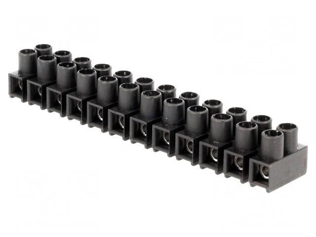 Regletă de conexiuni terminal cu șurub 2,5mm2 400V 24A