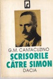 G.M. Cantacuzino - Scrisorile catre Simon