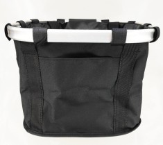 Cos fata biciclete tip geanta BL-F, prindere universala pe ghidon, culoare negru Cod:A590