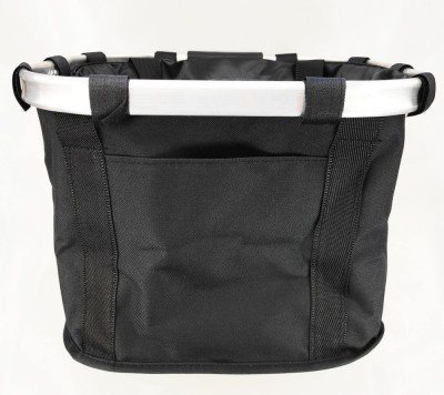 Cos fata biciclete tip geanta BL-F, prindere universala pe ghidon, culoare negru Cod:A590 foto