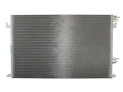 Condensator AC Cadillac Bls, 2006-2009, Saab 9.3, 2002-2013 Aluminiu/Aluminiu Brazat, 660(620)X415x16, Cu Uscator, iesire : 8,6 Mm, intrare : 11,8 Mm foto