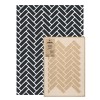 Reutilizabil Allover Plastic Șablon // HERRINGBONE CĂRĂMIDĂ