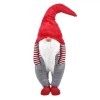 Figurina Decorativă Crăciun, Gnome, Căciulă Roșie, Bluză Dungi, &Icirc;nălțime 115cm, Oem