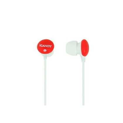 CASTI HANDSFREE ICANDY STEREO JACK 3.5 MM ROSU BLUECHIP BLISTER