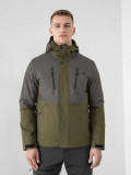 Jachetă de trekking membrana 8 000 pentru bărbați, 4F Sportswear