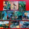 ✅(S3) 1972 UMM Al Qiwain , &quot;Pasari&quot; ,marci 3D lenticulare ,serie completa 10 valori ,MNH
