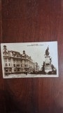 Carte Postala - Bucuresti. Universitatea cu Statui Bratianu
