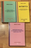 Set 3 carti probleme rezolvate din manualele de matematica pentru clasele IX + X + XI de Mircea Ganga