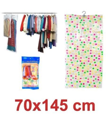 Umeras cu Sac Vidare pentru Depozitare Haine, Dimensiuni 70x145 cm foto