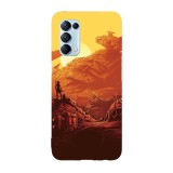 Husa compatibila cu Oppo A54 5G model World war aftermath, Silicon, TPU, Viceversa, Transparent, Carcasa