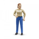 Cumpara ieftin Bruder - Figurina Femeie Cu Pantaloni Albastri