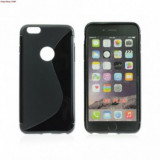 Husa Silicon S-Line Neagra pentru Apple iPhone 6 Plus - Protectie Premium