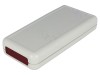 Carcasa Pilot ABS KRADEX Gri, Dimensiuni 69x142x25mm, Panou Rosu
