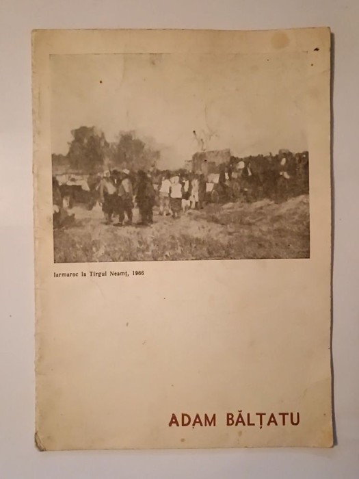 Expoziția retrospectivă a pictorului Adam Bălțatu: Sala Dalles, noiembrie 1967