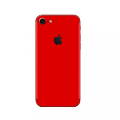 Set Folii Skin Acoperire 360 Compatibile cu Apple iPhone 7 (Set 2) - ApcGsm Wraps Cardinal Red