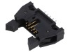Conector IDC soclu tată 10 PIN drept cu ejector scurt THT