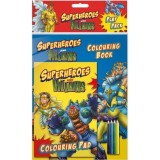 Cumpara ieftin SUPERHEROES AND VILLAINS PLAY PACK COLOURING BOOK