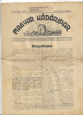 Magyar kadaripar mai 1943 nr 4 ziar vechi maghiar al doilea razboi mondial foto