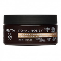 Exfoliant pentru corp cu uleiuri esentiale Royal Honey, 200 ml, Apivita