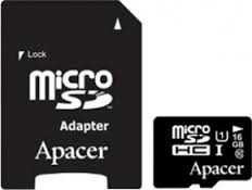 Card microSDHC UHS-I 16GB clasa10 cu adaptor SD, Apacer foto