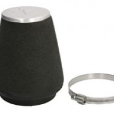 Filtru de Aer Universal (cone, airbox); lungime filtru: 150mm, outer diameter of the base: 122mm, flange diameter 90mm,