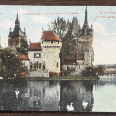 (99) CARTE POSTALA UNGARIA - BUDAPESTA - CASTELUL VAJDA-HUNYADE