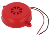 Semnalizator Piezoelectric MPM B3-A 24V DC 90dB Rosu Alarma